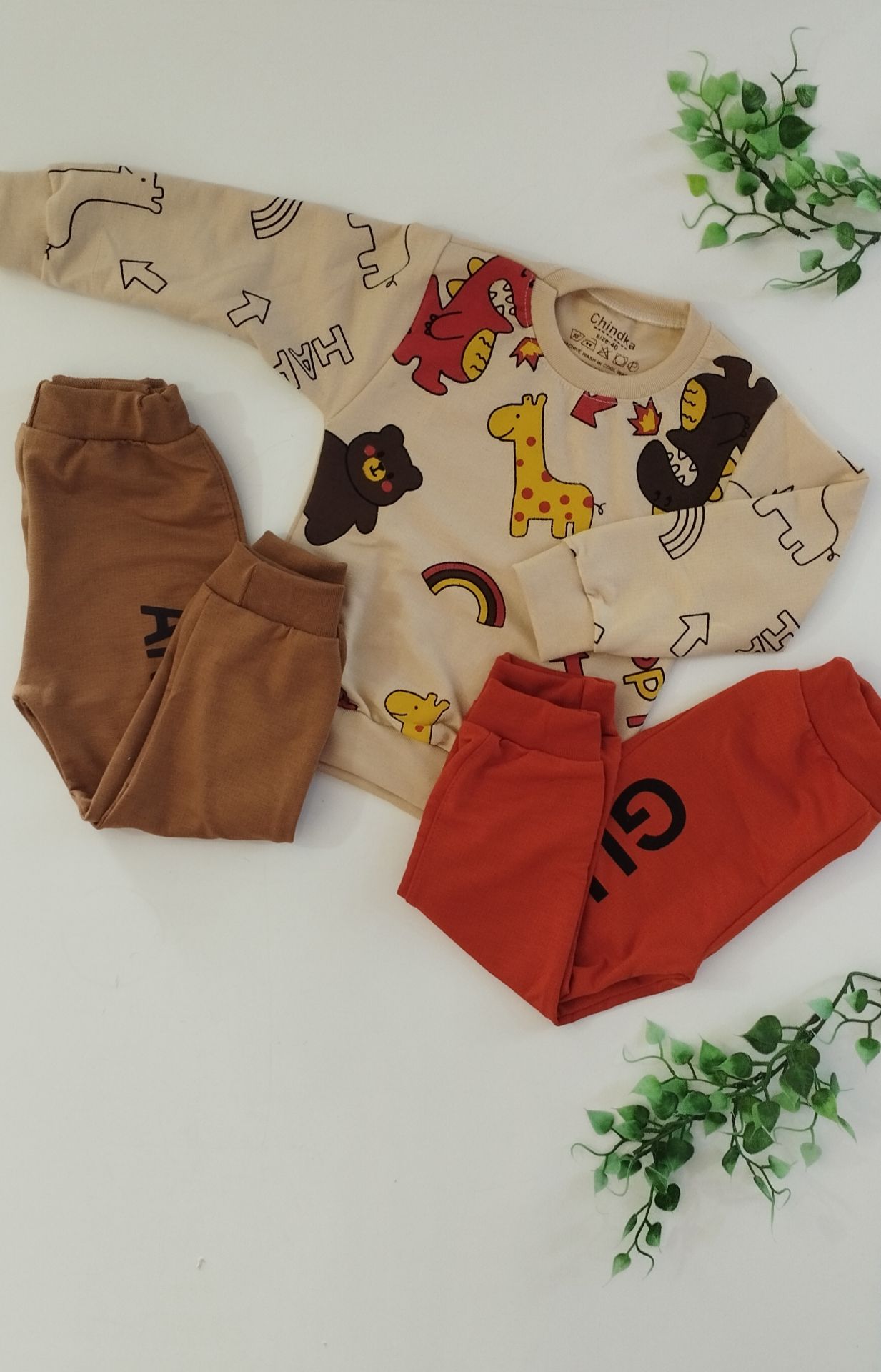 بلوز شلوار طرح اسباب بازی