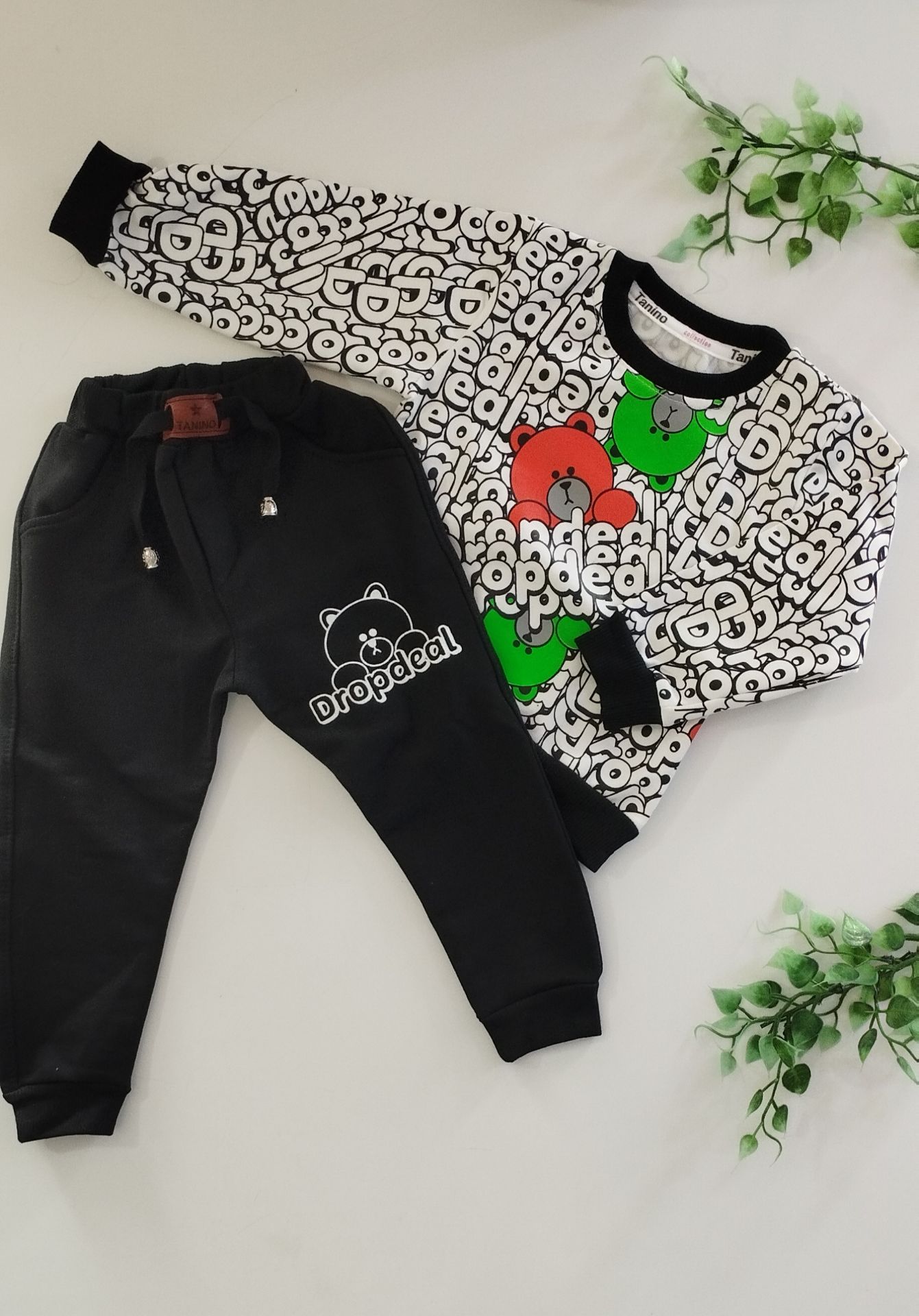 بلوز شلوار خرس وحروف