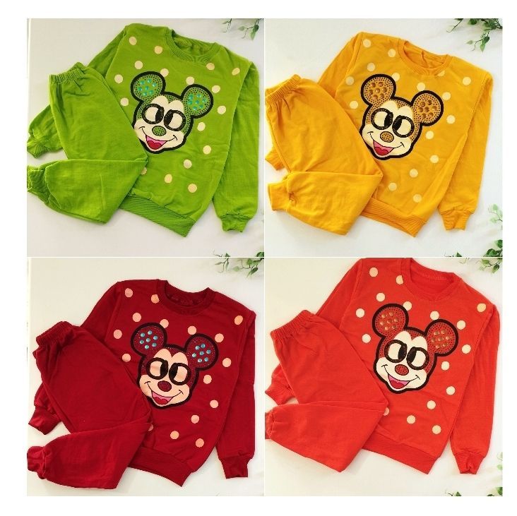 بلوز شلوار میکی اسپان تو کورکی