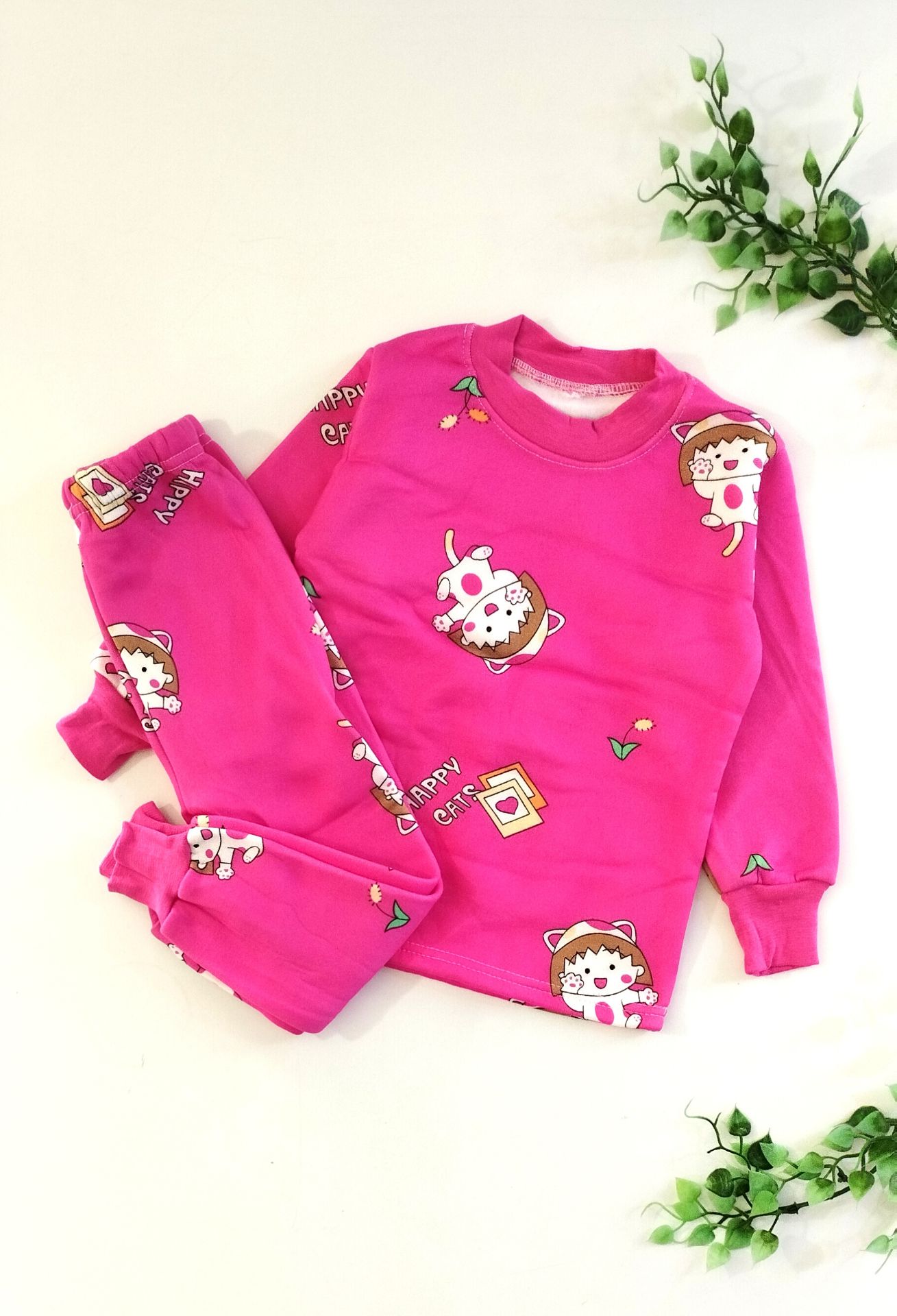 بلوز شلوار دخترانه وارداتی  داخل کرک دار