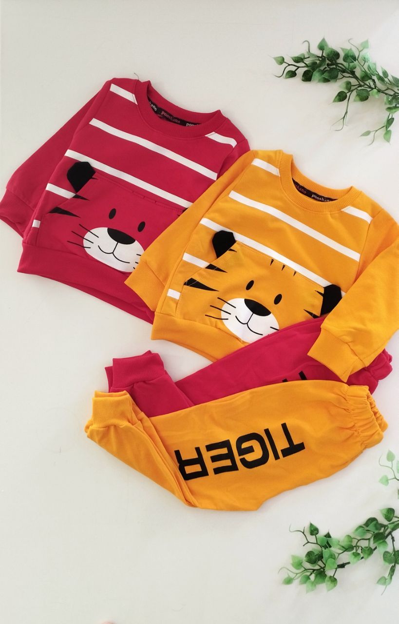 بلوز شلوار اسپرت تایگر گوش دار