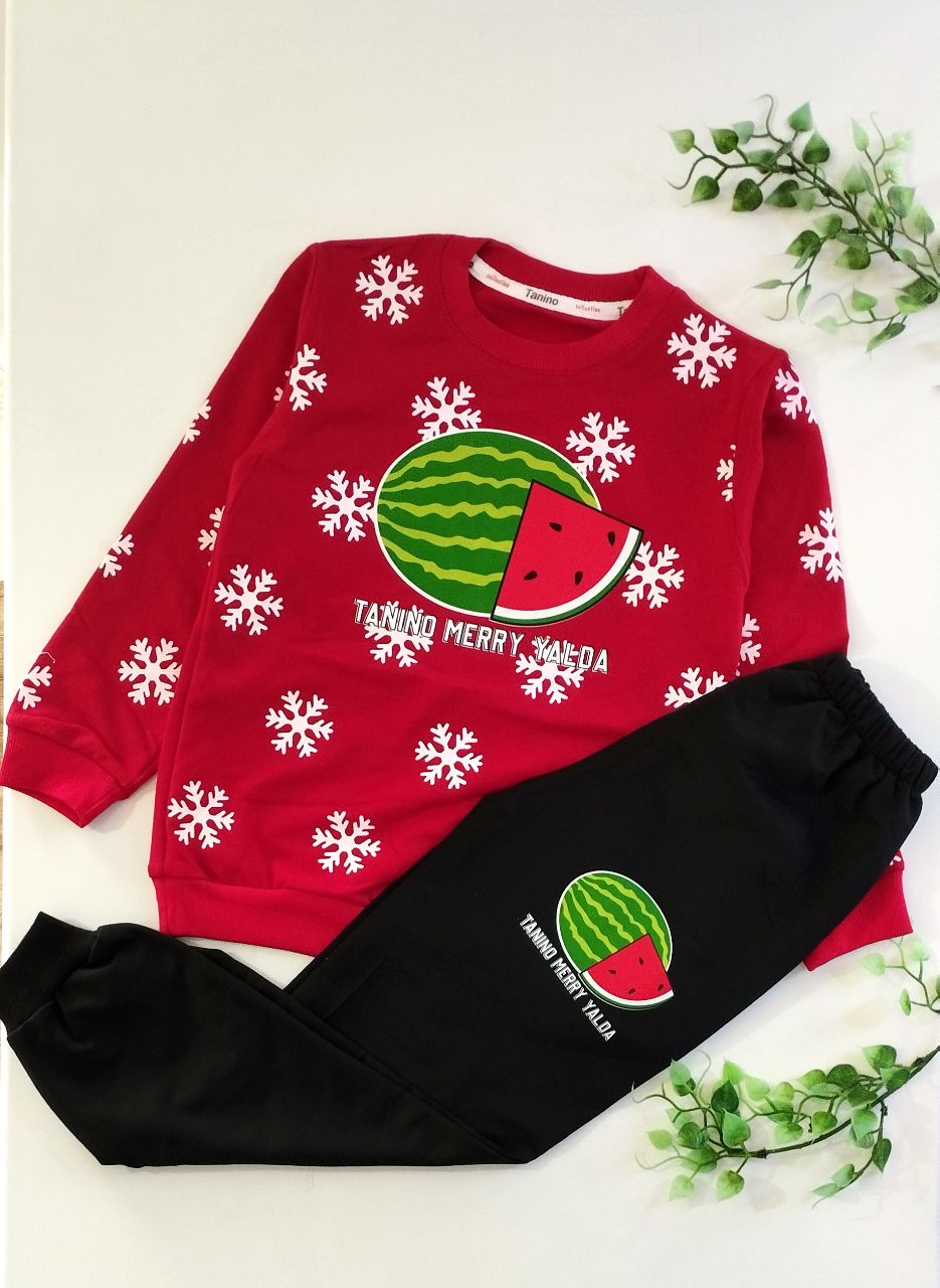 بلوز و شلوار یلدایی اسپورت  پنبه دورس