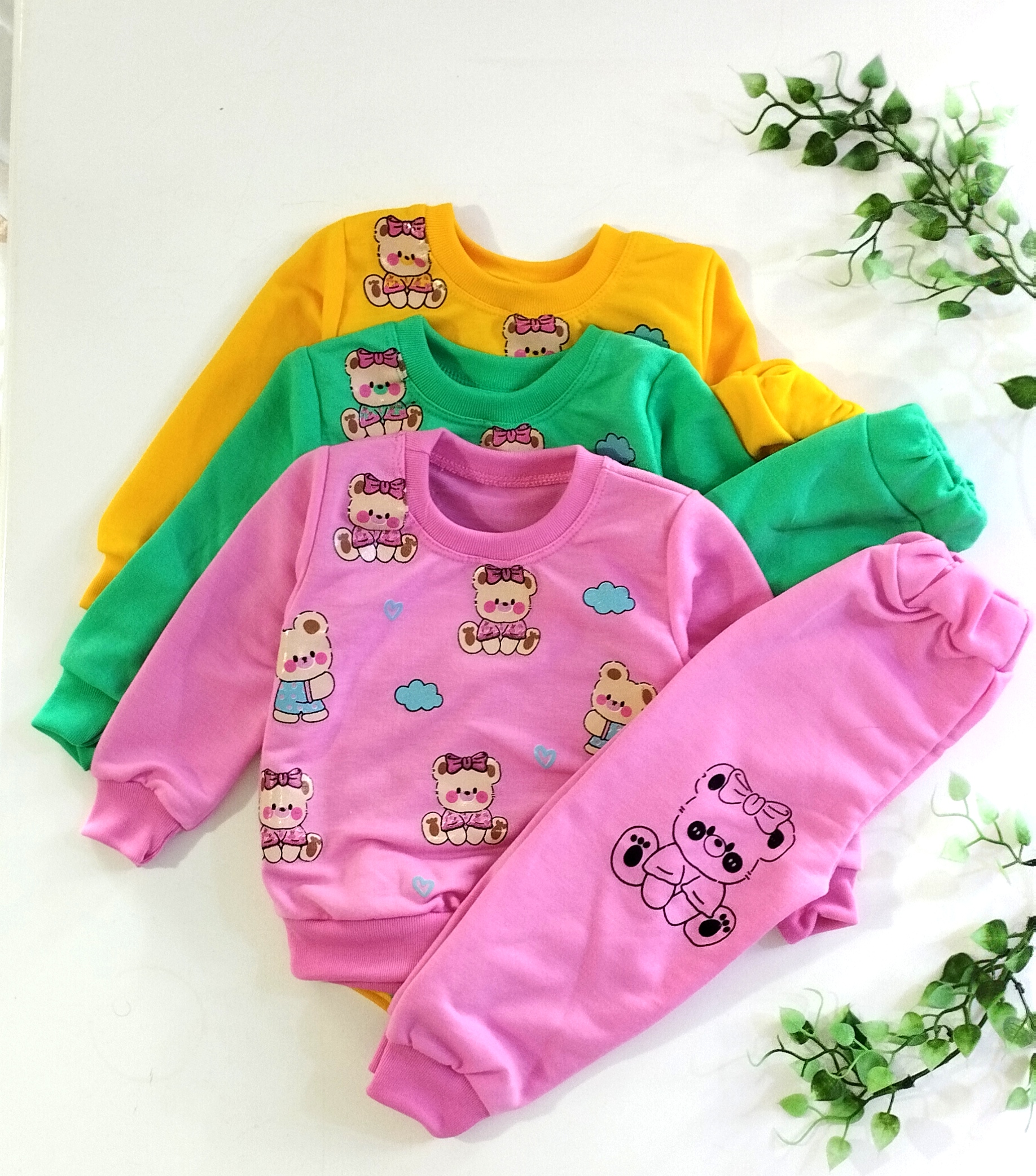 بلوز شلوار دخترانه طرح خرس