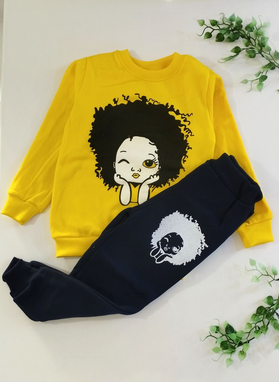 بلوز شلوار دختر موفرفری