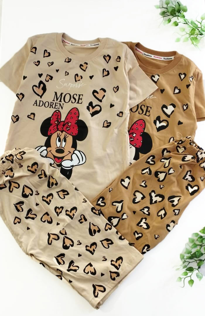 تیشرت شلوارک دخترانه میکی موس